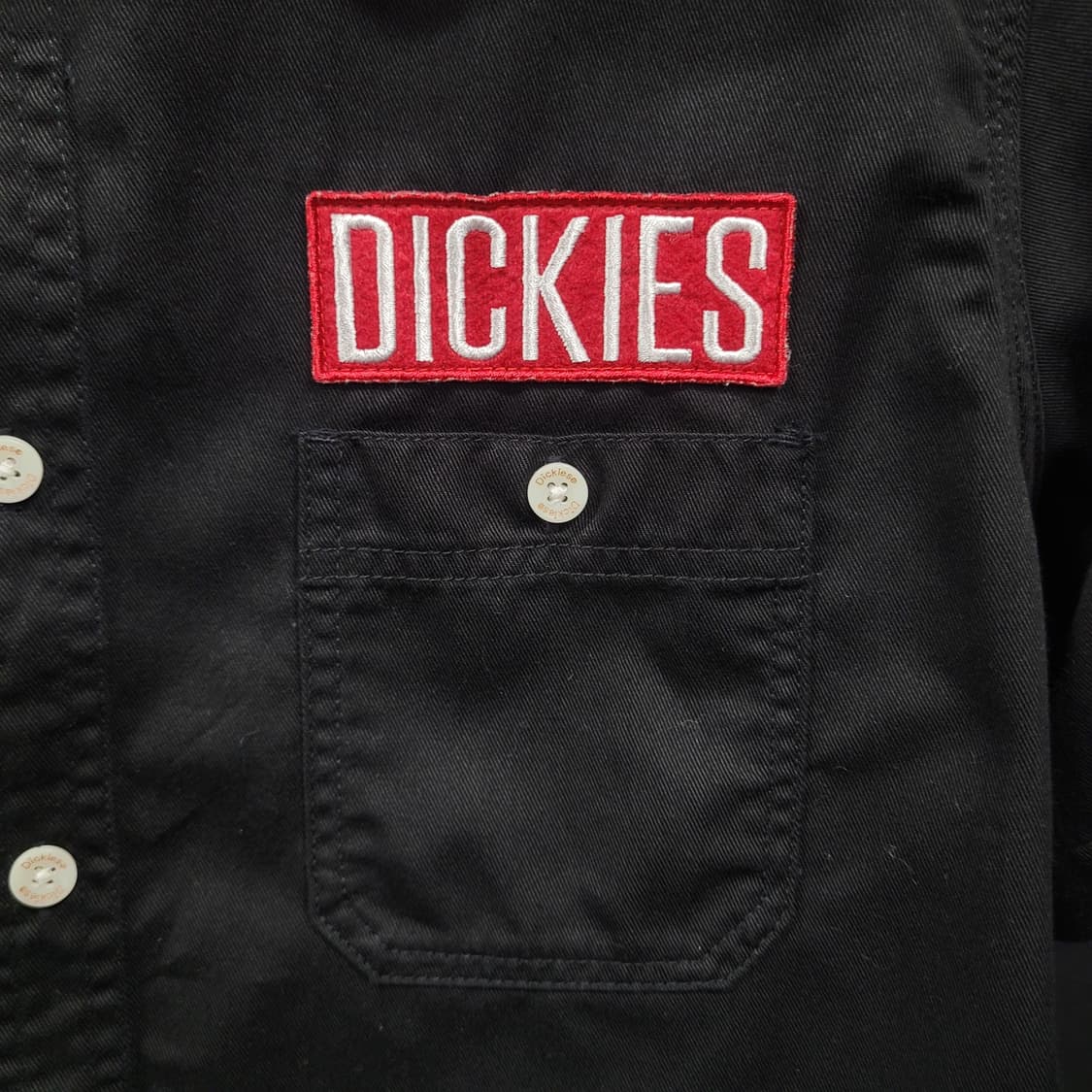 DUCKIES 디키즈 와팬 자수로고 워크셔츠 상품이미지4