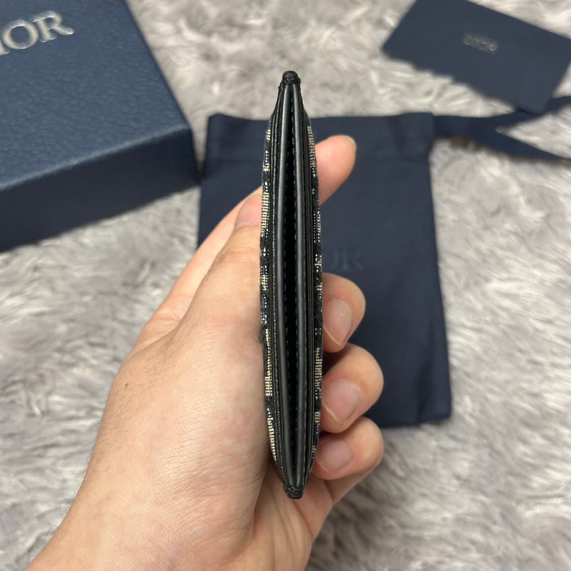 [풀구성] 디올 오블리크 카드지갑 베이지 상품이미지3