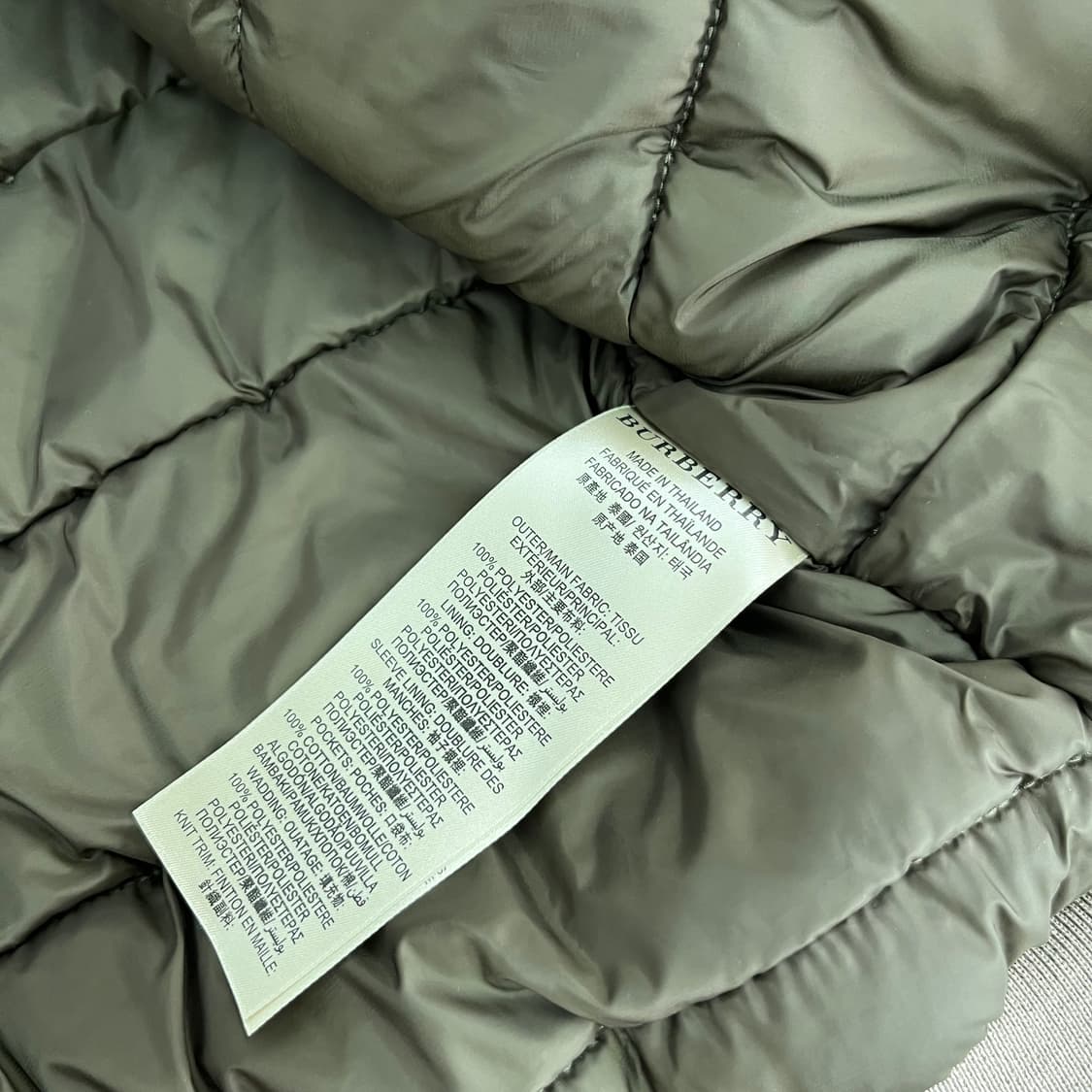 버버리 브릿  봄버 자켓 M  상품이미지8