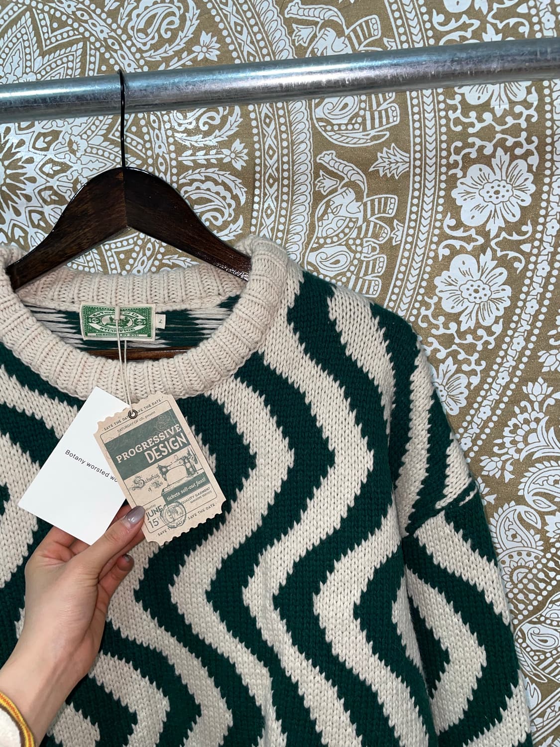 Saturday of us STU 패턴 니트  상품이미지4