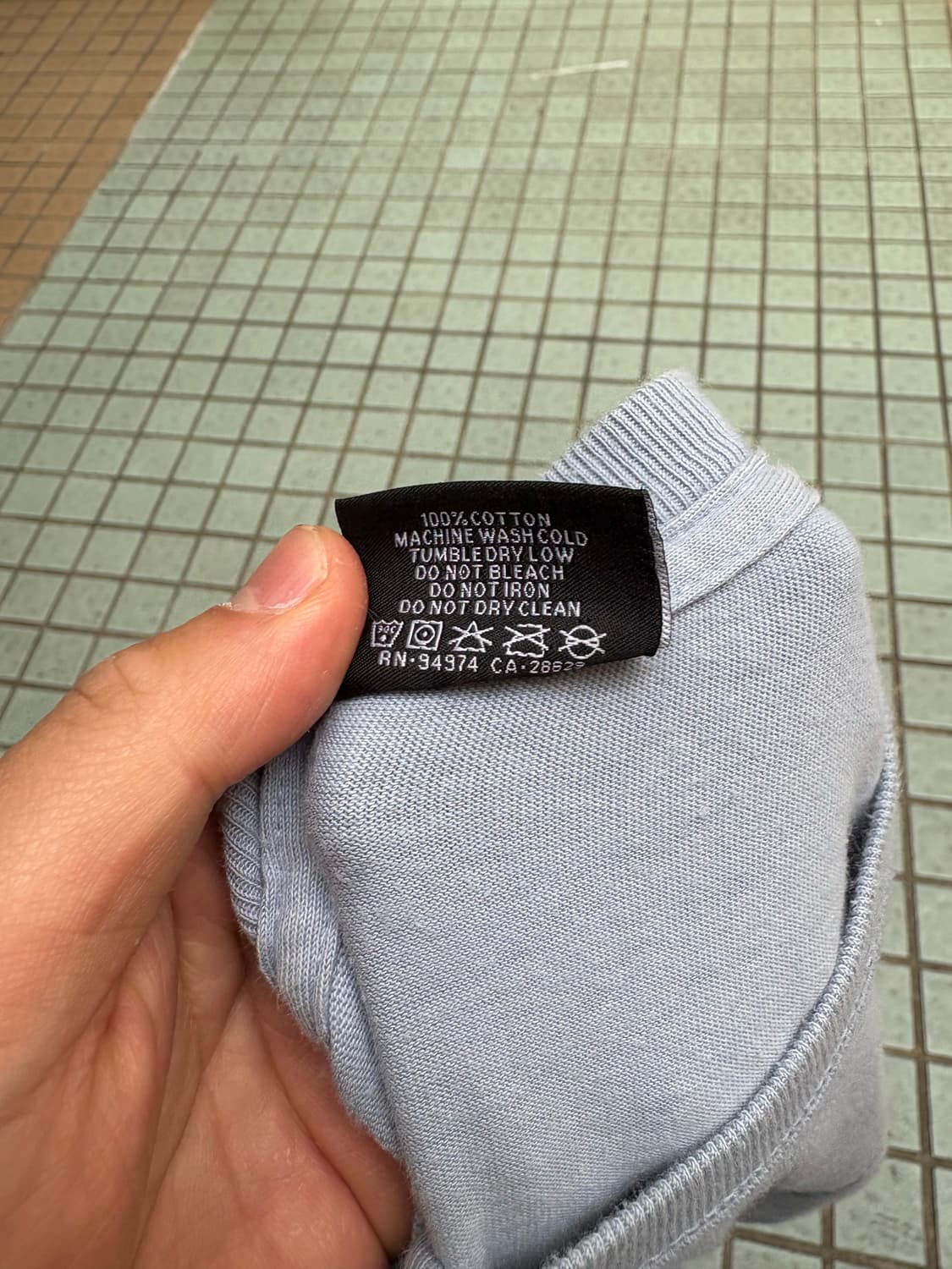 Stussy 스투시 크라운 티셔츠 더스티블루 L 상품이미지6