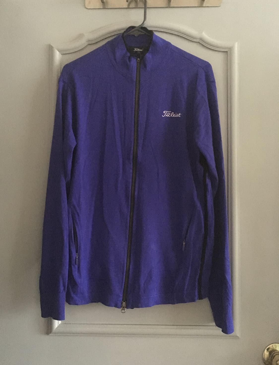 타이틀리스트 퍼플 골프 집업 XL 상품이미지1