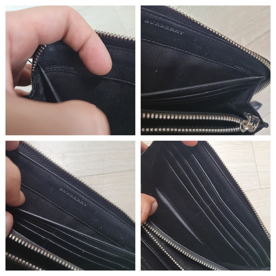 정품 버버리 여성 지퍼 장지갑 상품이미지9