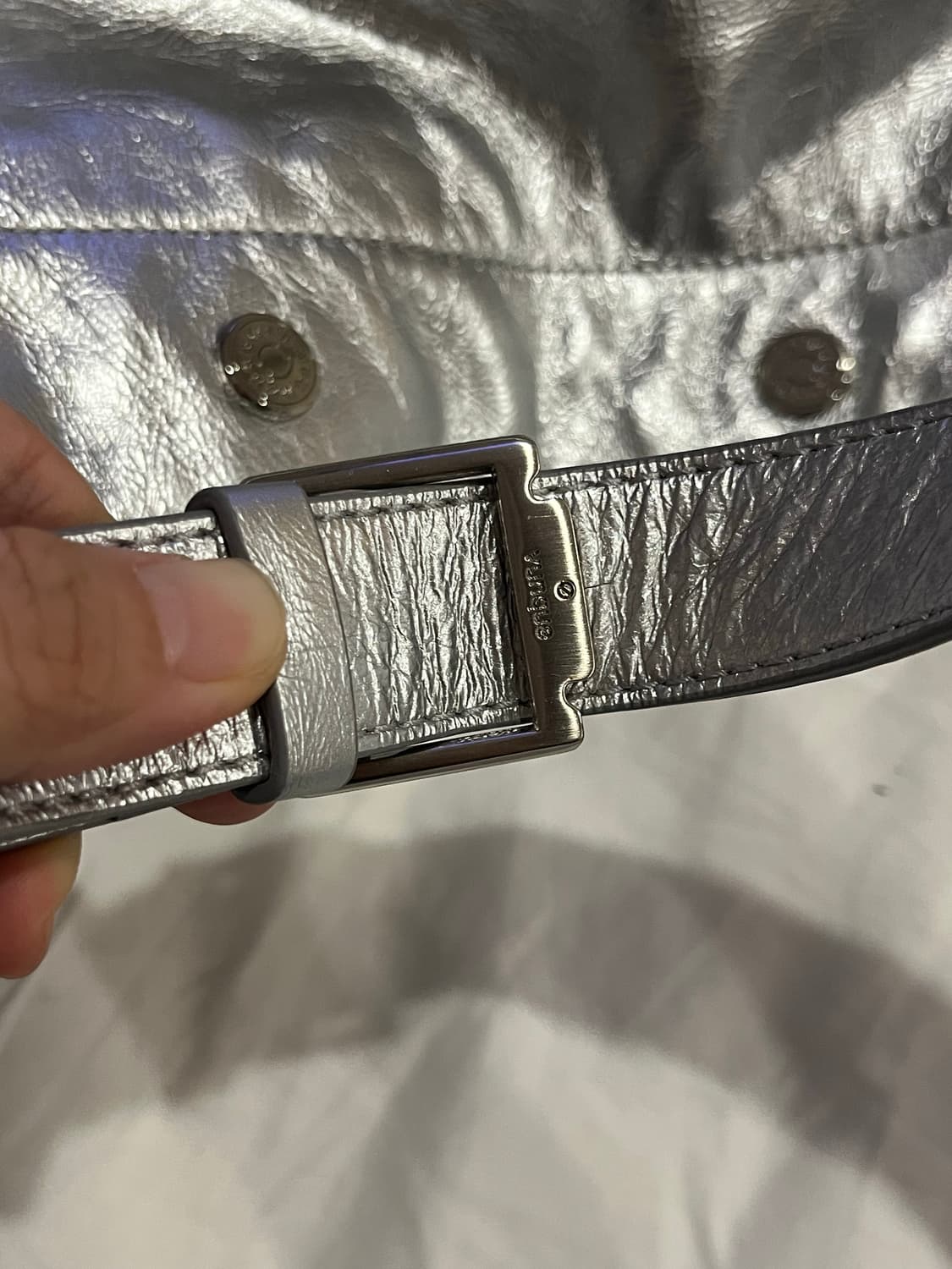 분크 실버 숄더백 상품이미지7