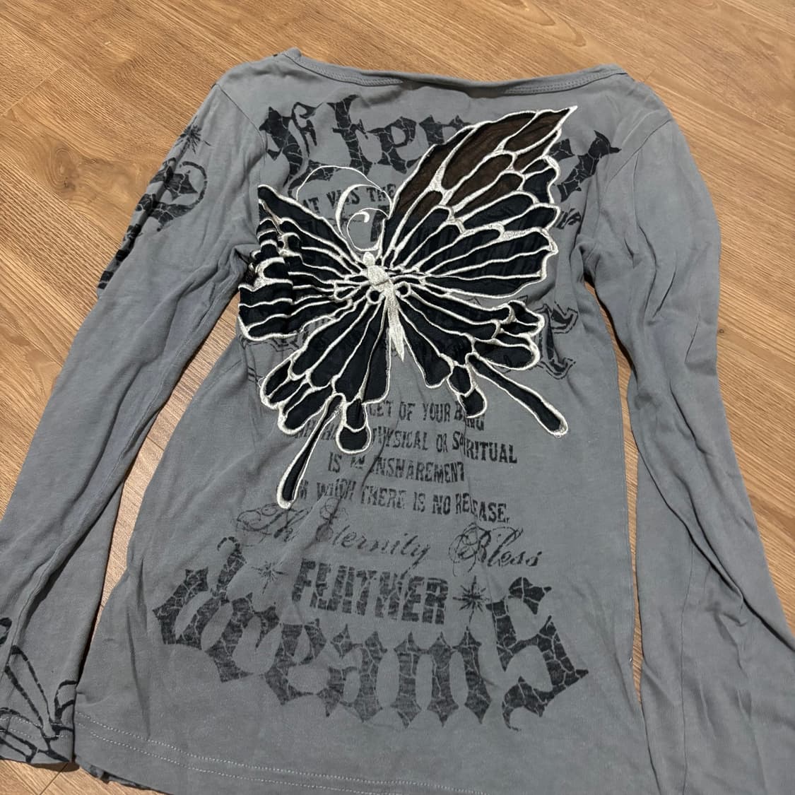 “Glitz” 00’s Design butterfly Sleeve 상품이미지8