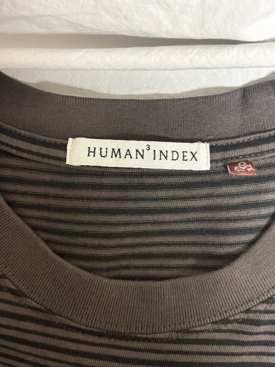 [3] 폴리테루 휴먼인덱스 스트라이프 포켓 반팔 상품이미지3