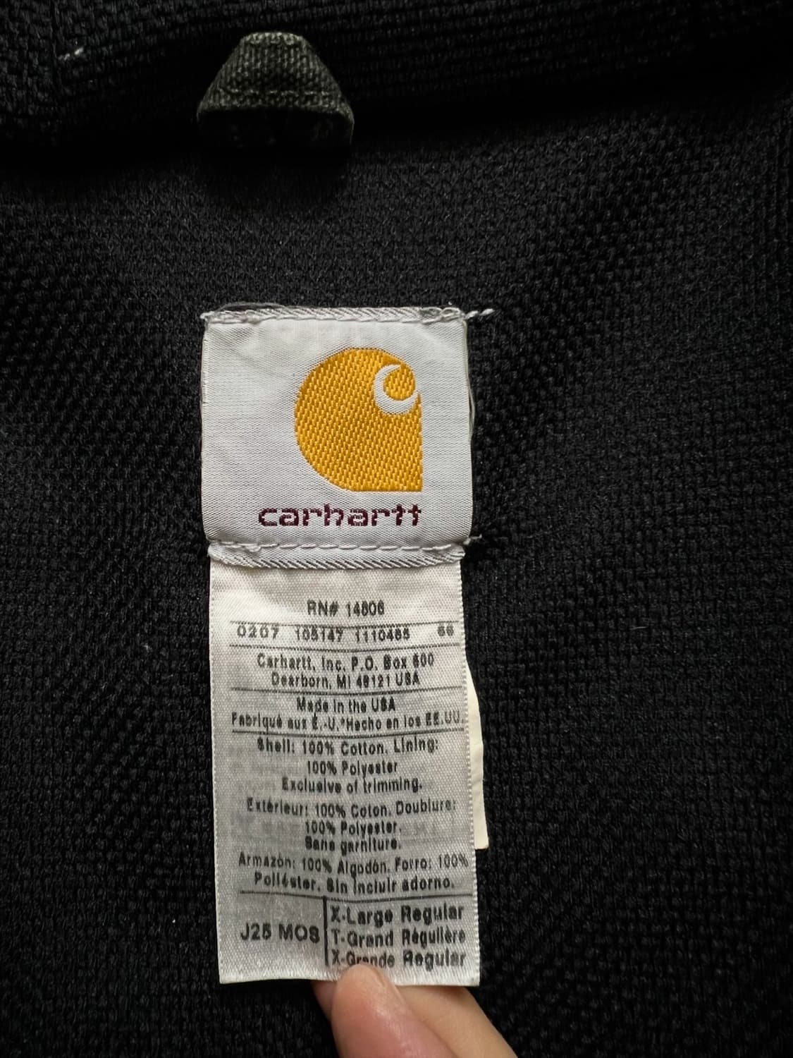 칼하트 J25 액티브 자켓 상품이미지5