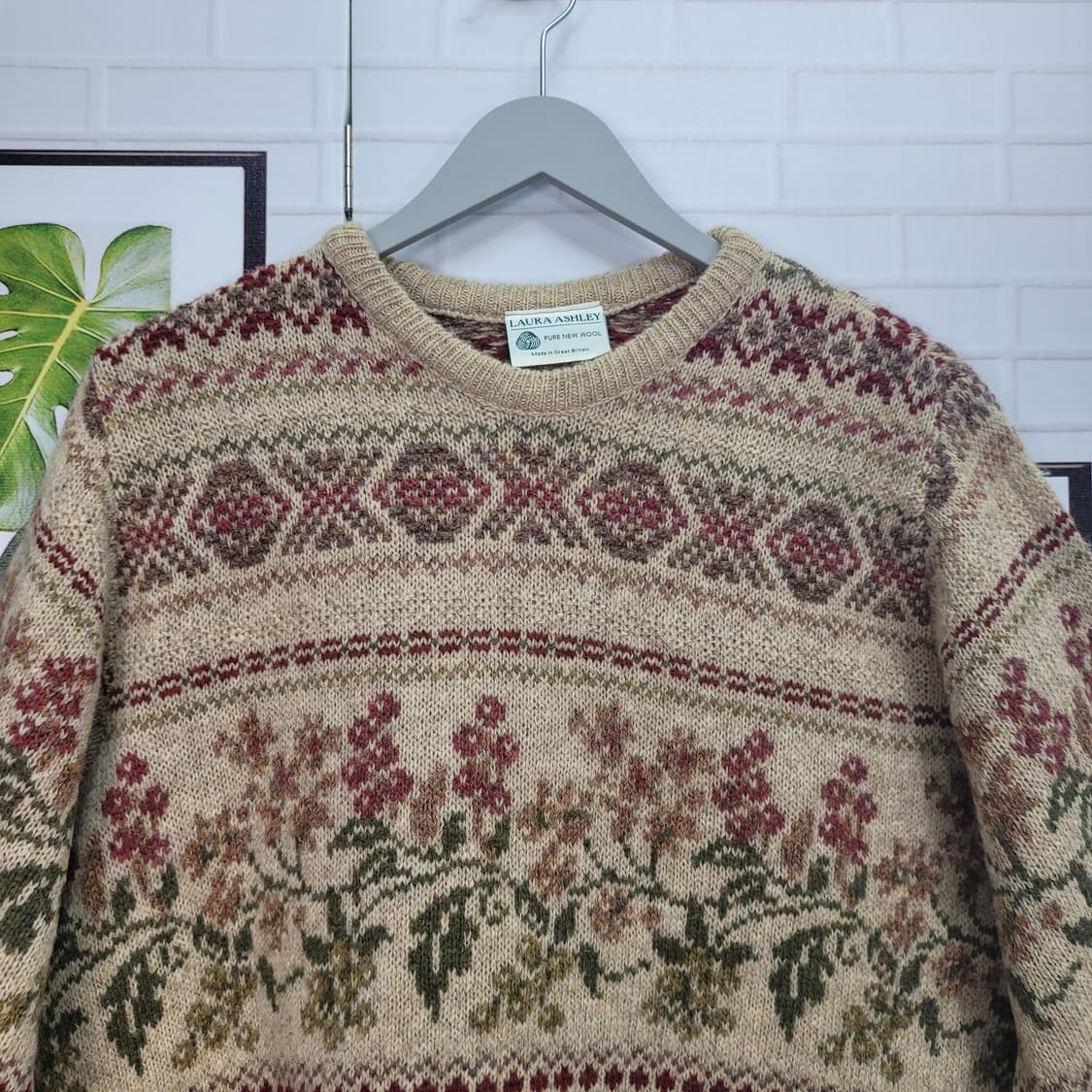 로라 애슐리 울100% 스웨터 Made in Great Britain M 상품이미지2