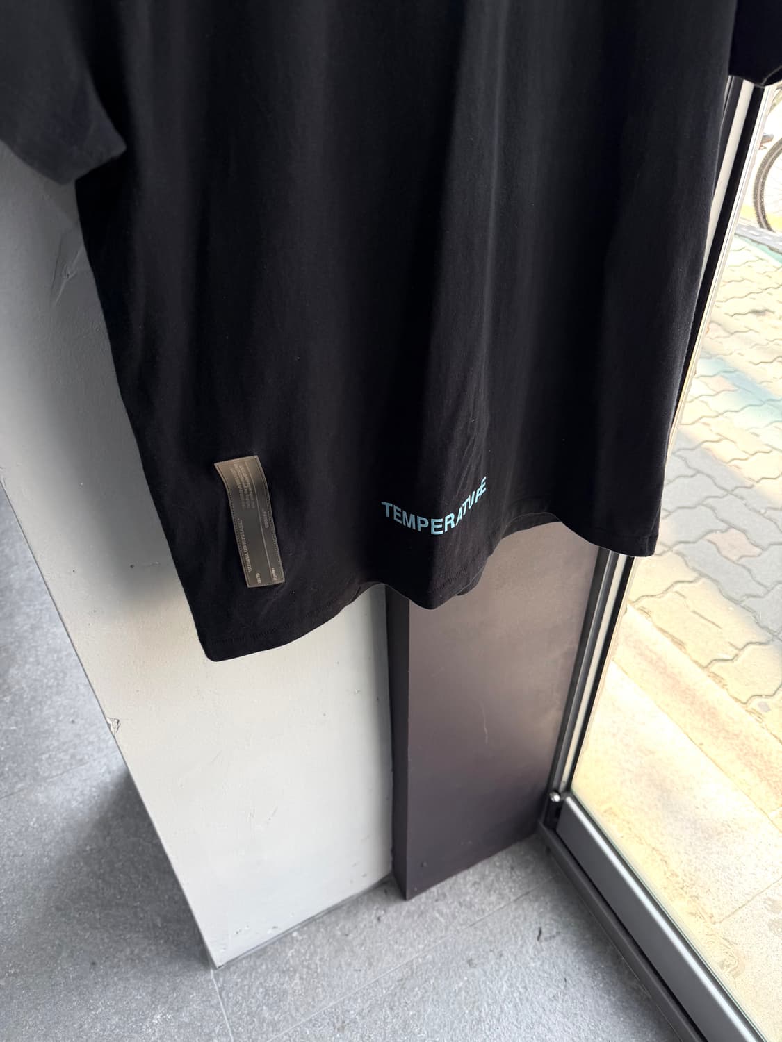 XS/ 오프화이트 테이프 애로우 반팔 티셔츠 상품이미지4