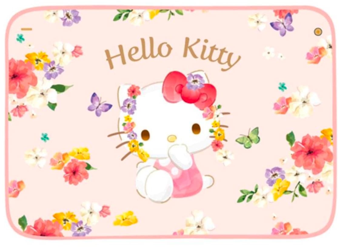 헬로키티 플라워 무릎담요 꽃무늬 판초담요 70 100 상품이미지1