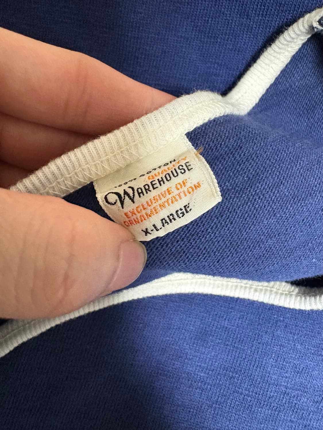 웨어하우스 링거 티셔츠 lot4059 ringer T USAFA NAVY 상품이미지2