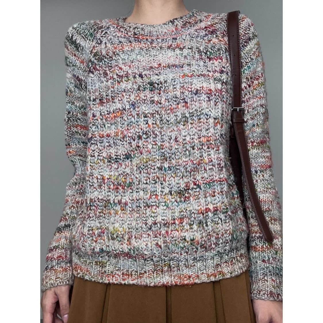 빈티지 무지개 니트 상품이미지1