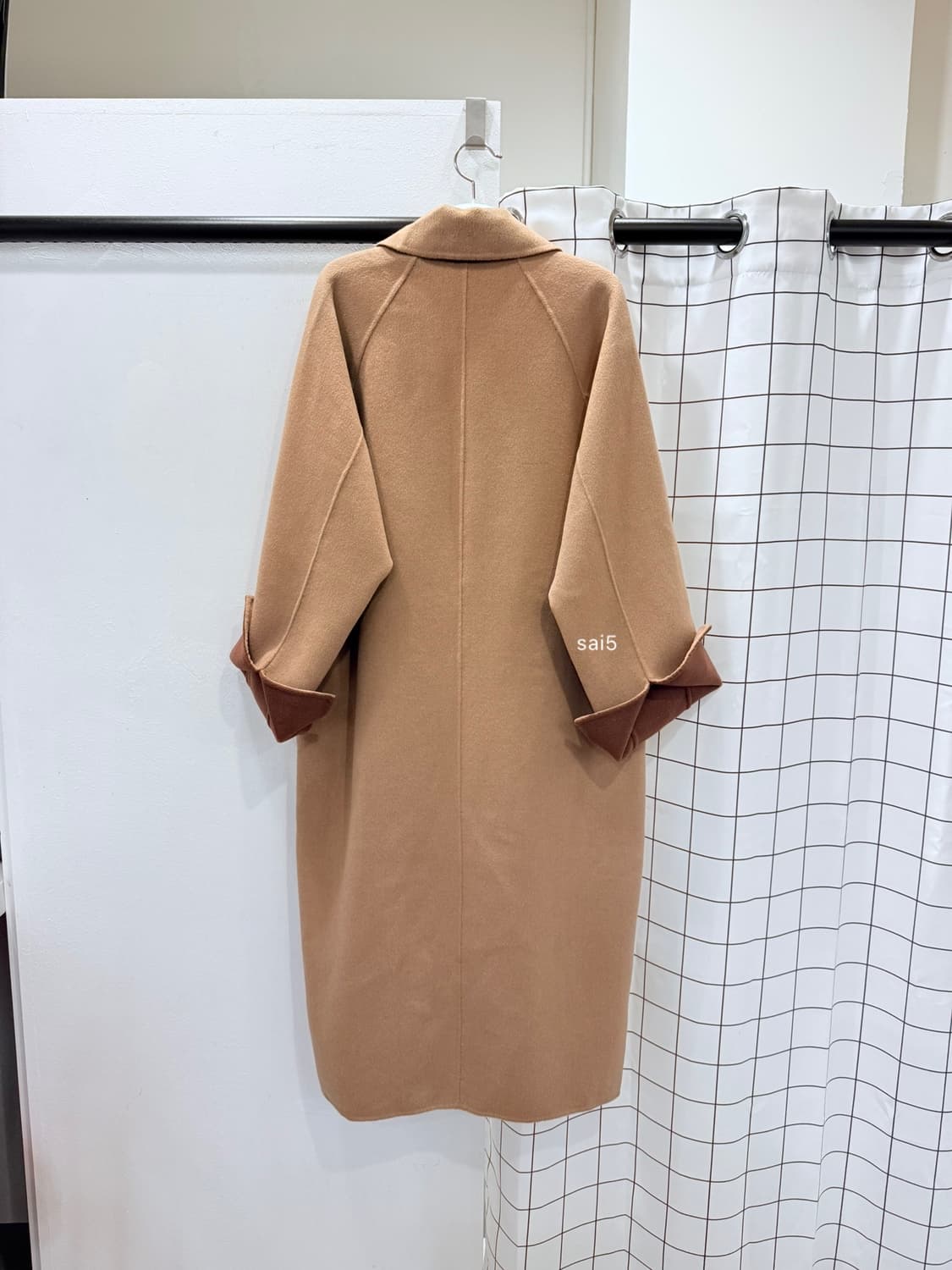 모한 울 캐시미어 오버핏 핸드메이드코트  상품이미지2