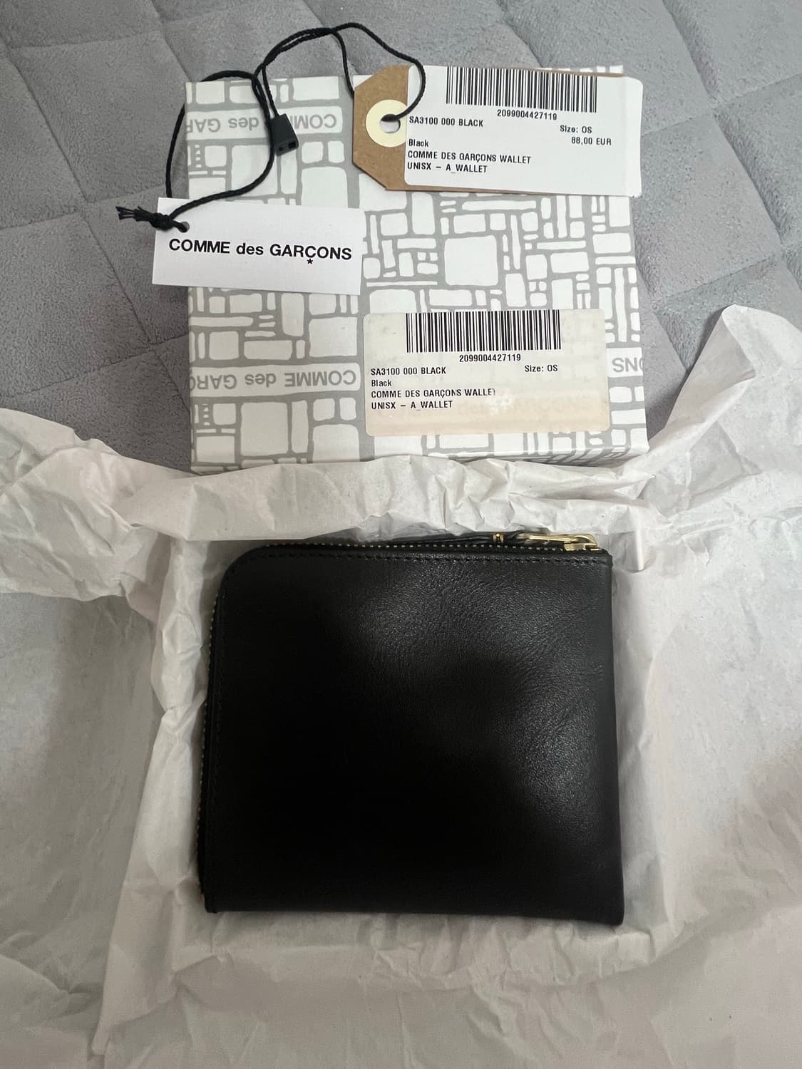 꼼데가르송 레더 지갑 상품이미지2