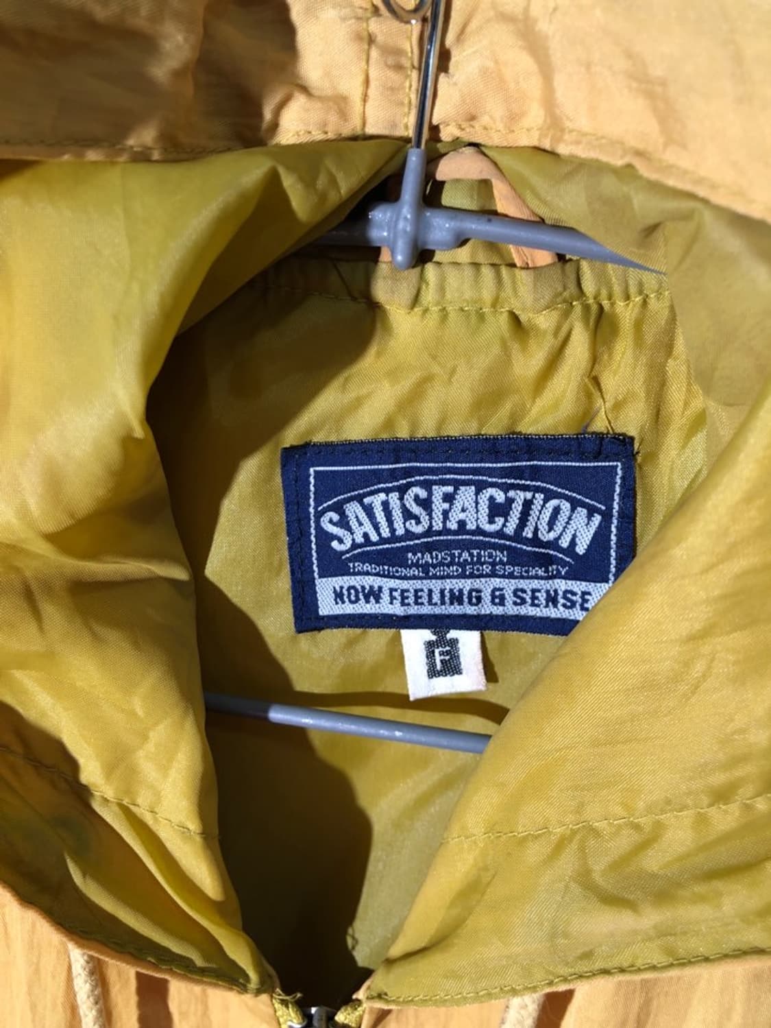 satisfaction 나일론 블루종 봄버 상품이미지3