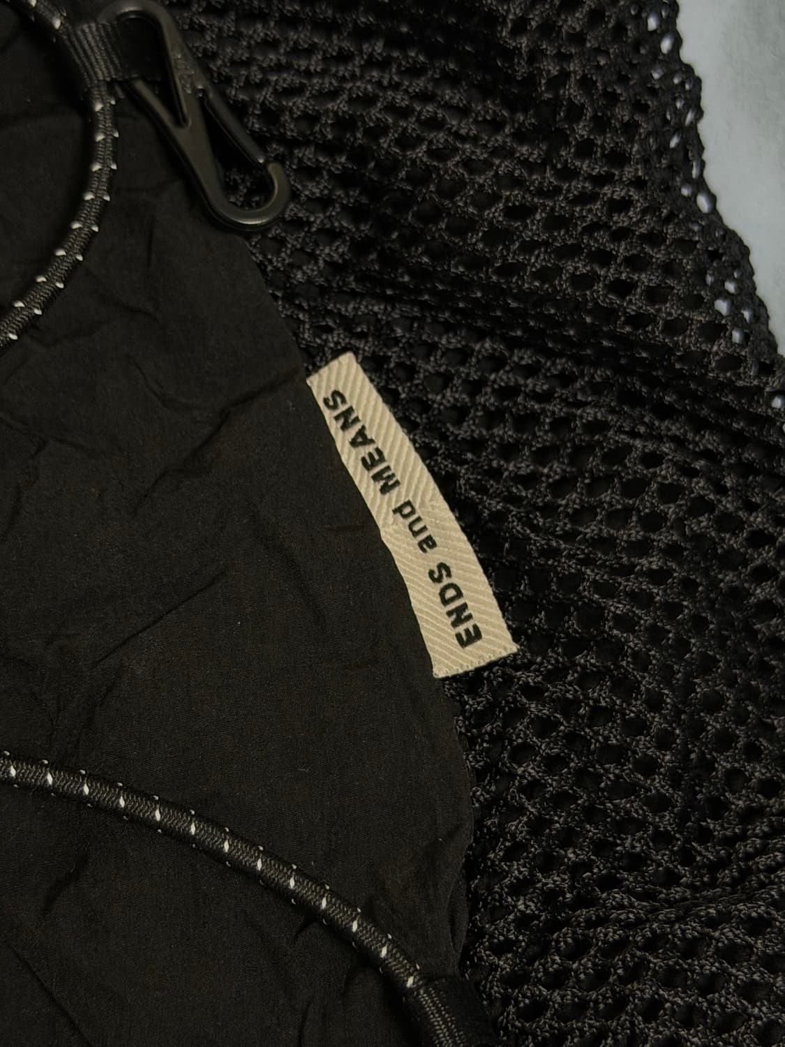 엔즈앤드민스 패커블 백팩 트루 블랙 상품이미지5