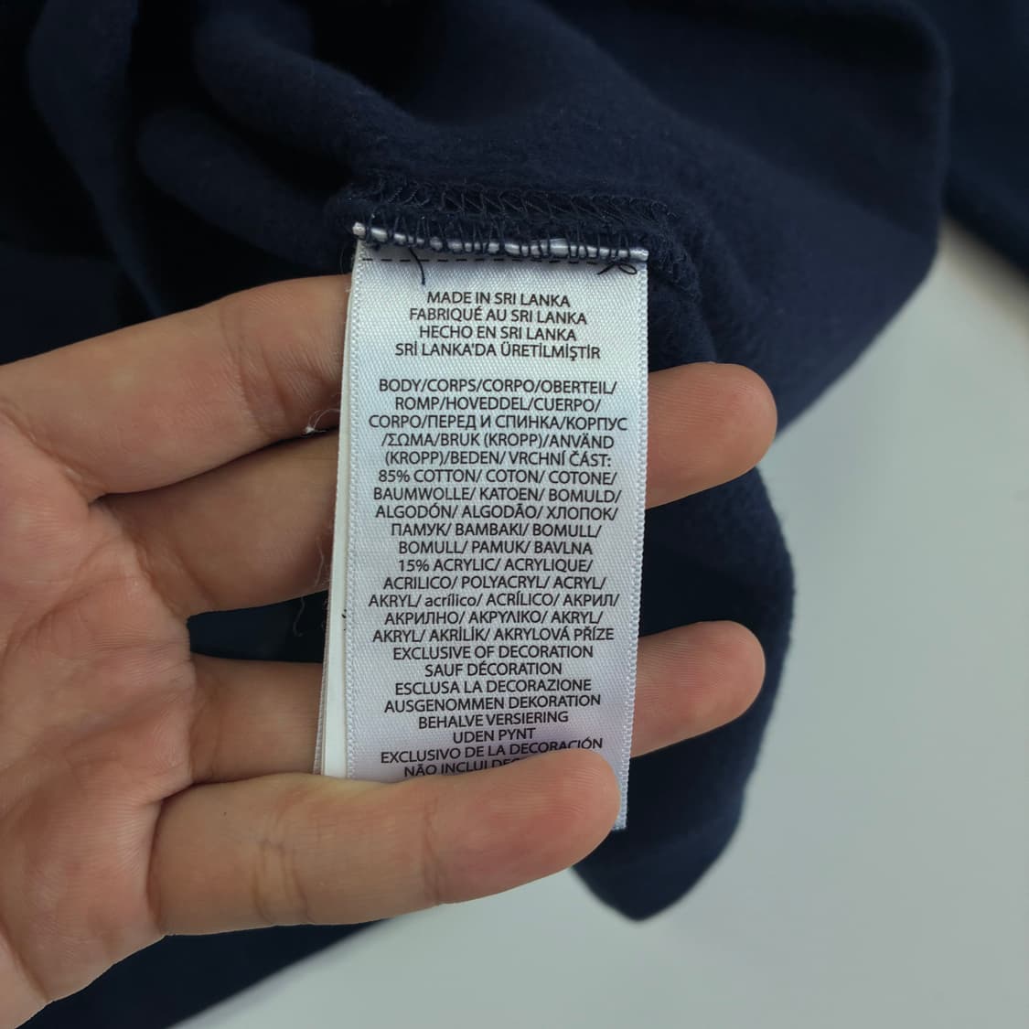 Polo  폴로 랄프로렌 자수 신형 네이비 아이코닉 럭비티 상품이미지6