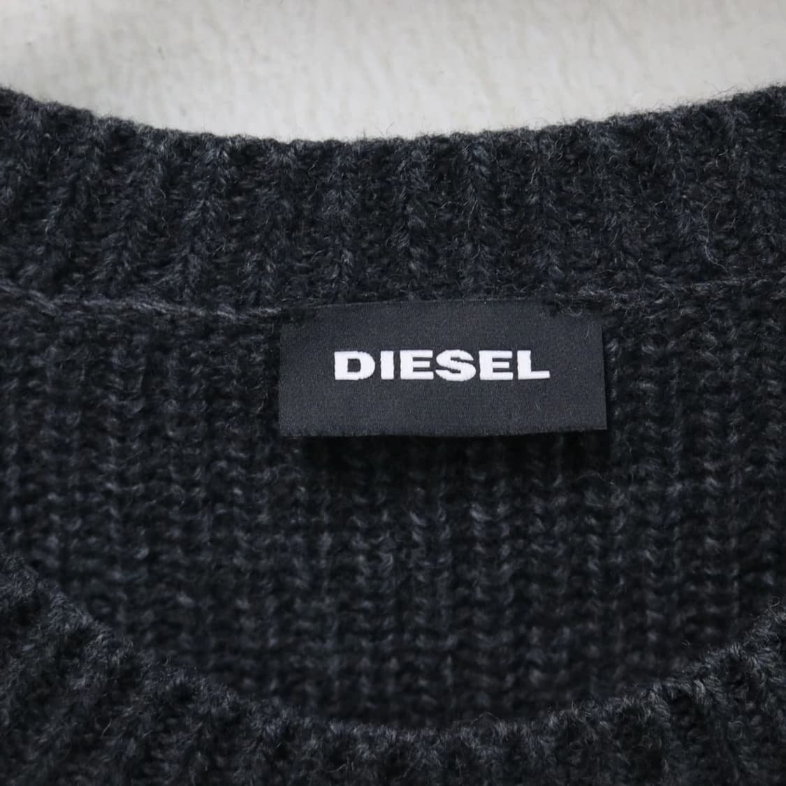 디젤 데미지 디테일 울 혼방 롱 니트 59521 상품이미지8