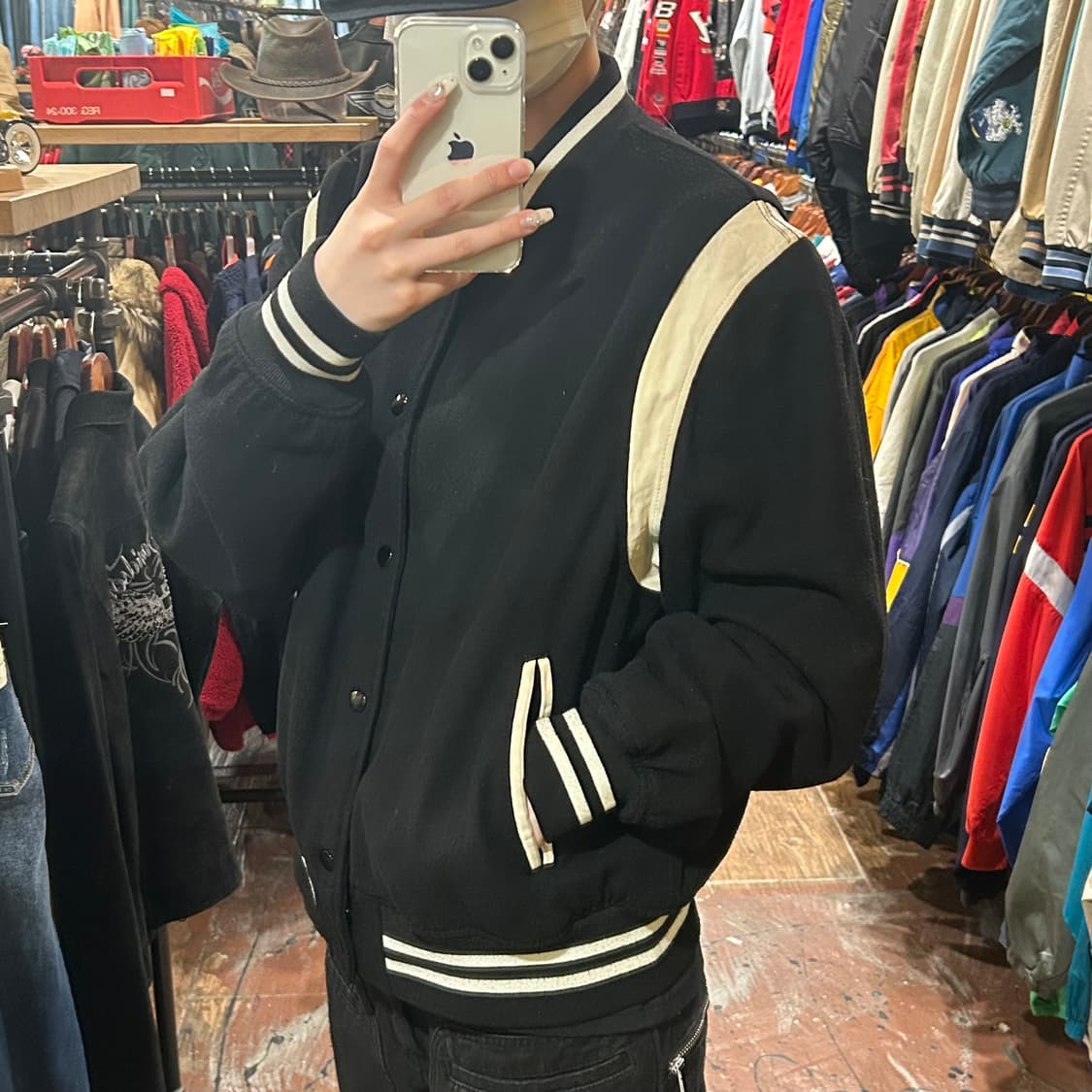 [HI] 드림월드 봄버 자켓 블랙 상품이미지4