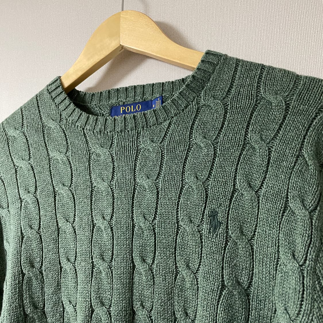 폴로 랄프로렌 케이블 니트 남성 M (95-100) 상품이미지6