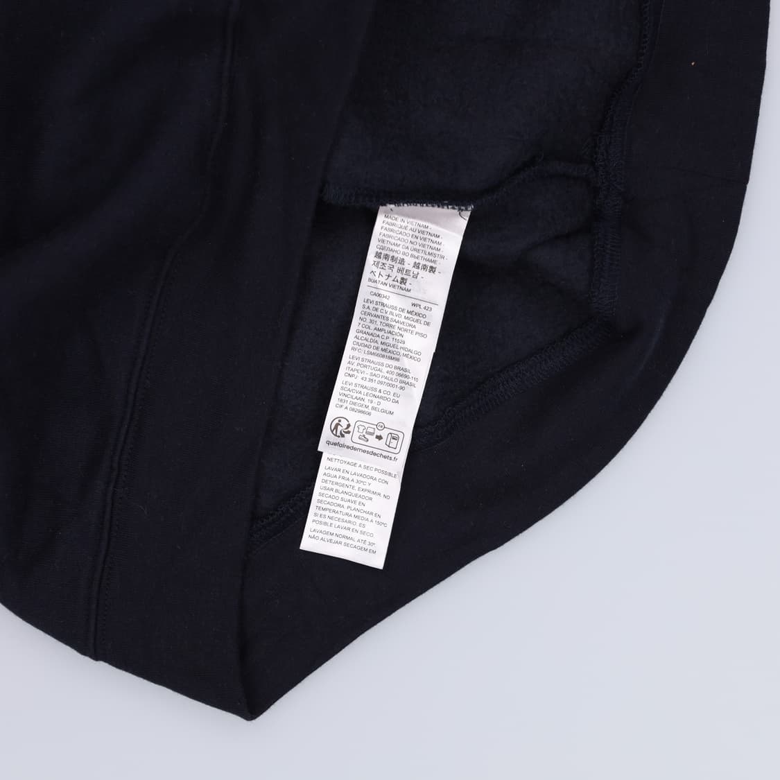 [M] 리바이스 여성 블랙 후드티 1222H1 상품이미지4