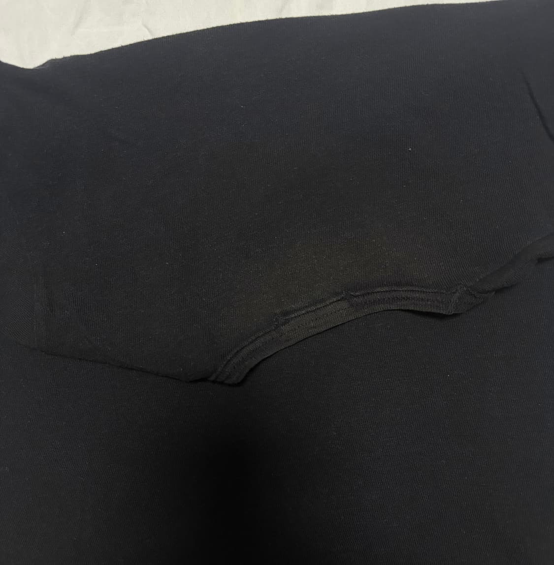 M)꼼데가르송 기본 블랙 반팔 크루넥 티셔츠 상품이미지3