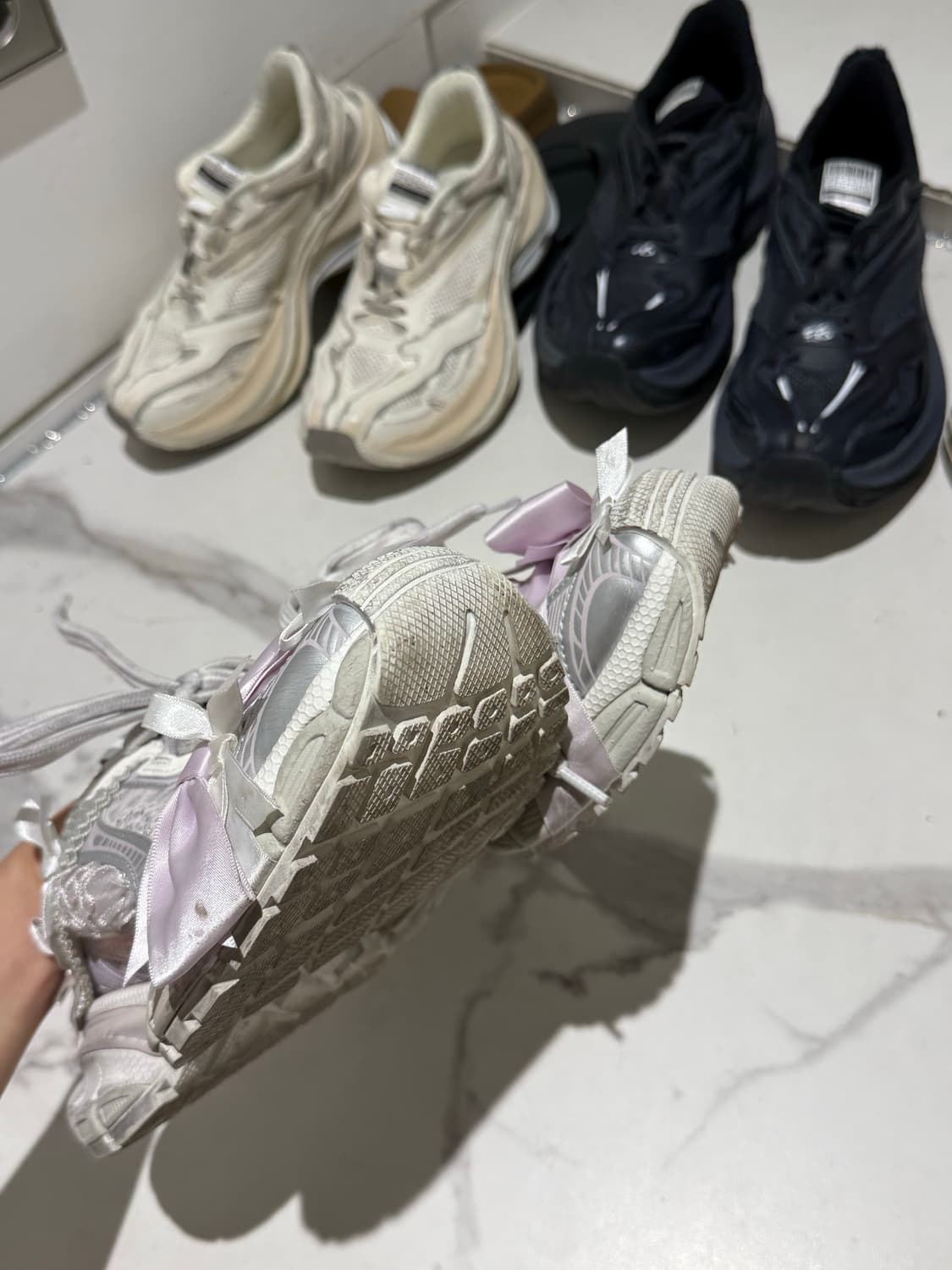 발렌시아가 3XL 리본 청키 뮬 상품이미지5