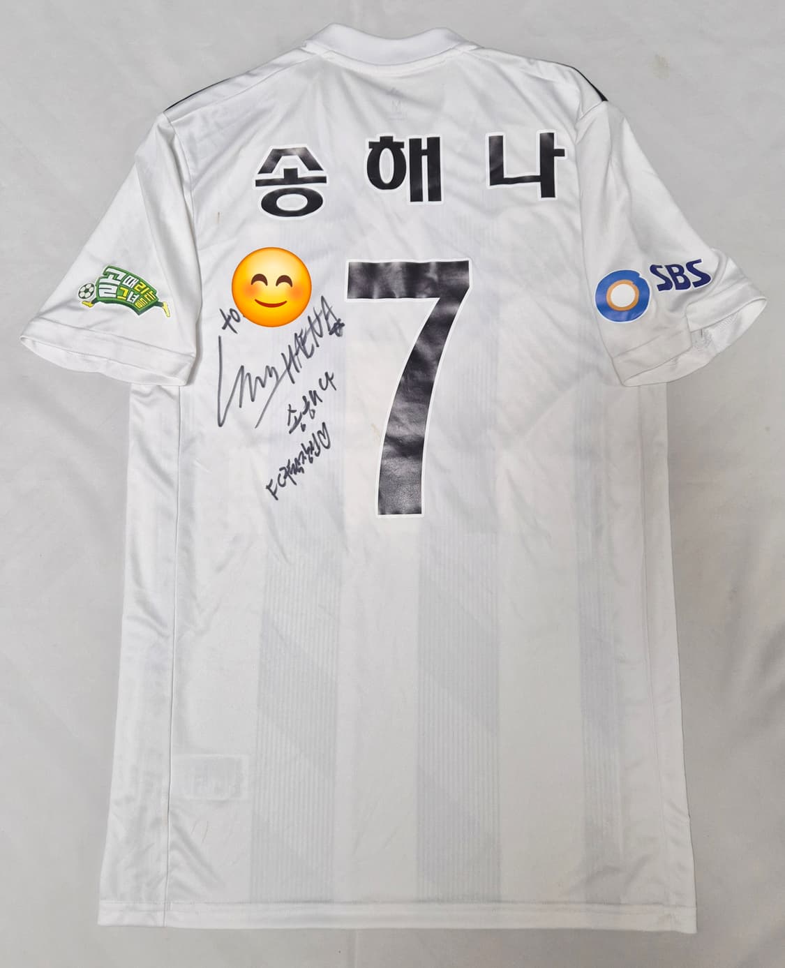 FC 구척장신 송해나 유니폼 팝니다  상품이미지2