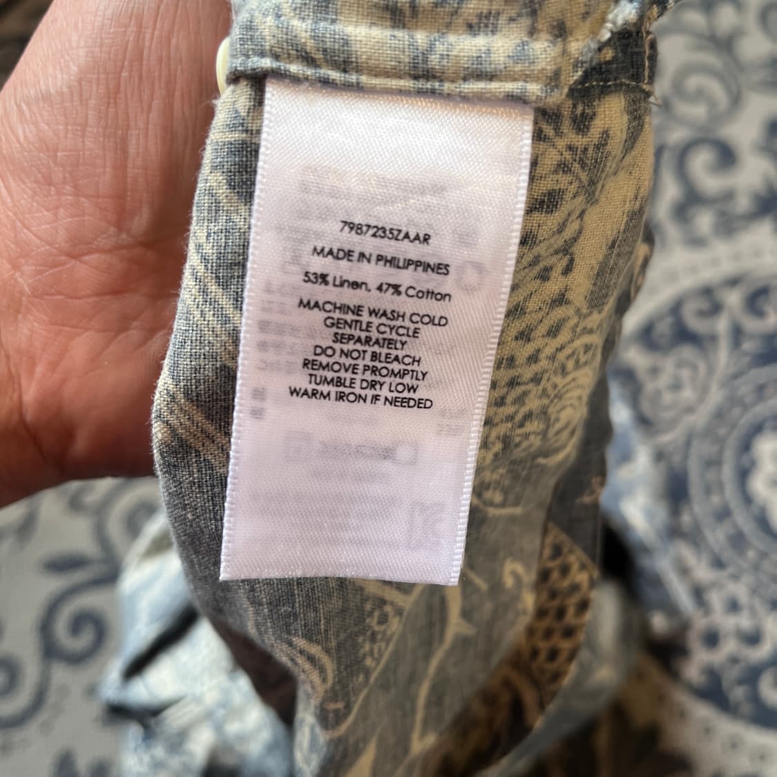 S 폴로 잉어 하와이안 셔츠/W2628 상품이미지5