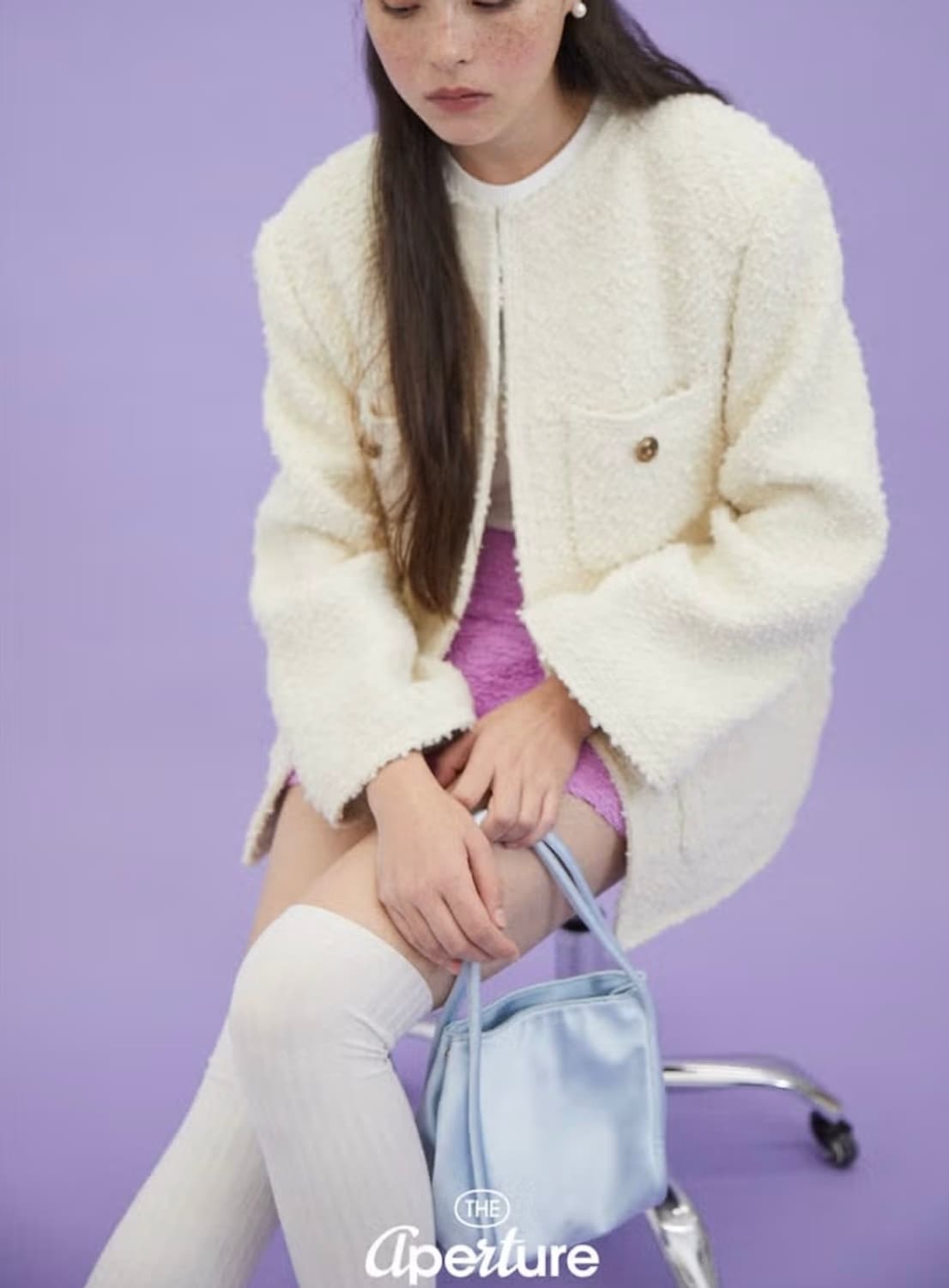 디애퍼처 트위드 자켓 상품이미지2