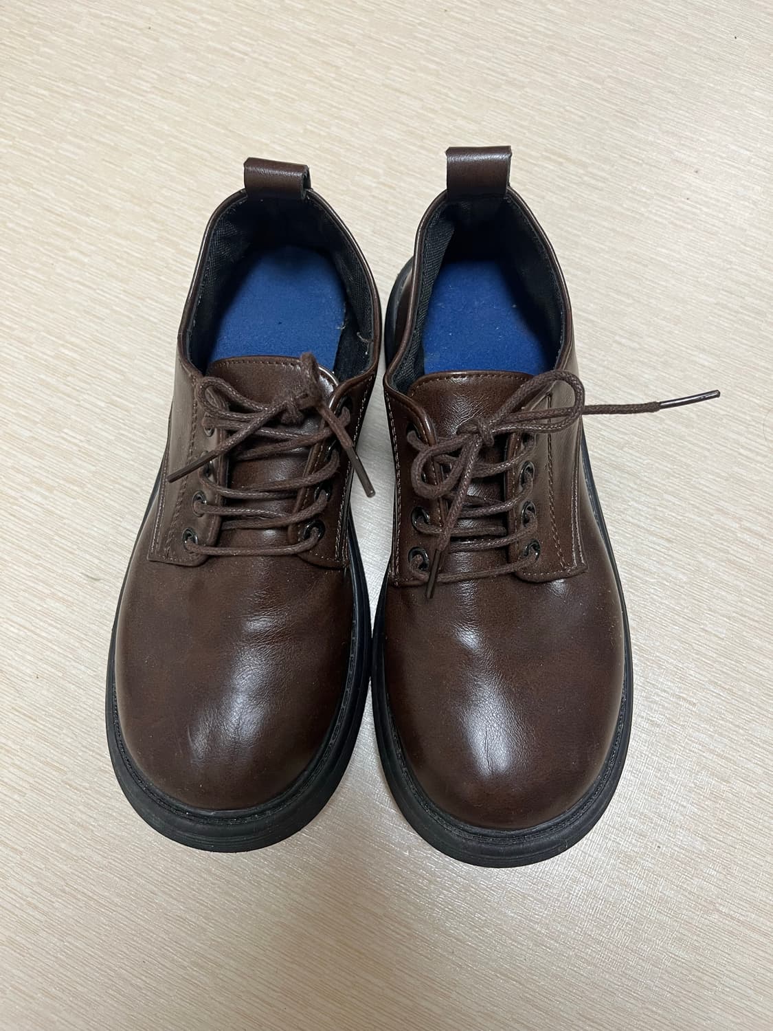 TIPSSY rund lace up 로퍼 브라운 (240mm) 상품이미지1