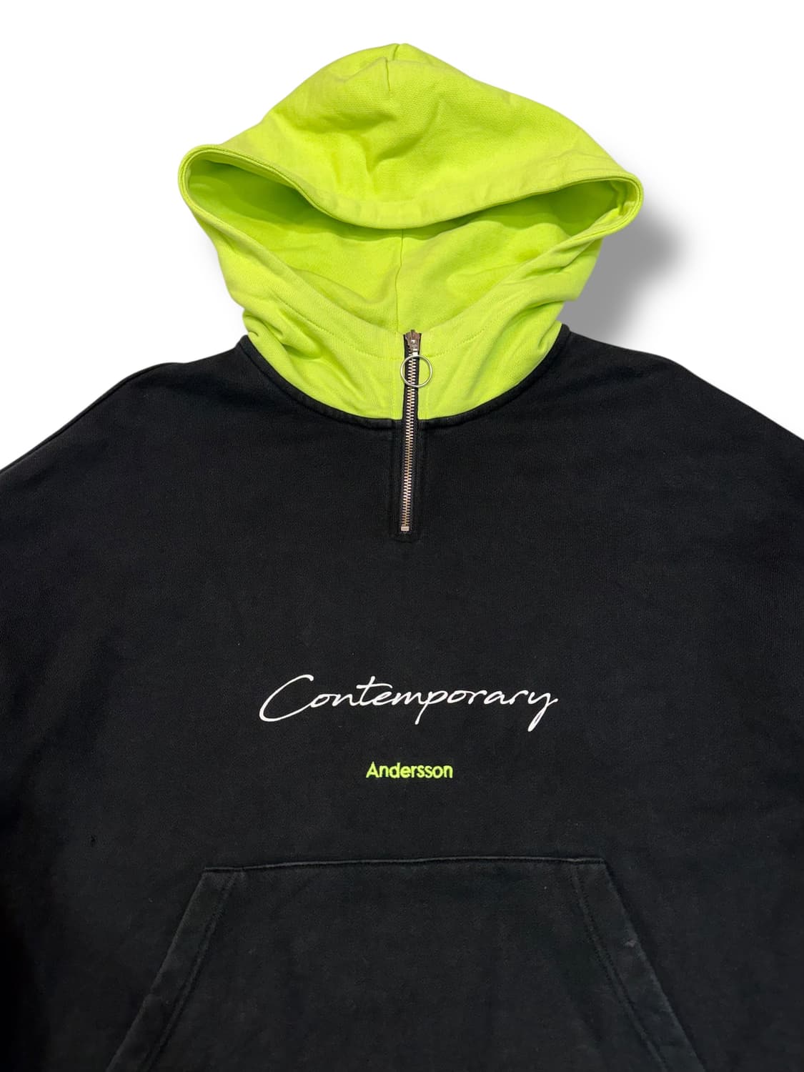 앤더슨벨 하프집업 후드티 (L)   상품이미지2