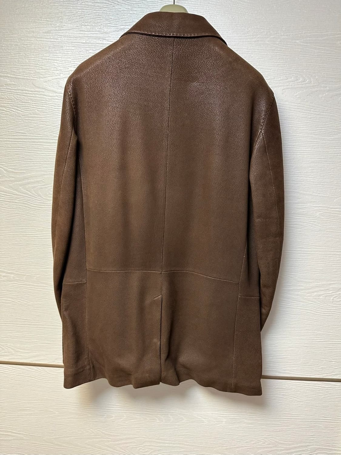 에르메네질도제냐 가죽 코트 자켓 50 (캐시미어 안감) 상품이미지2