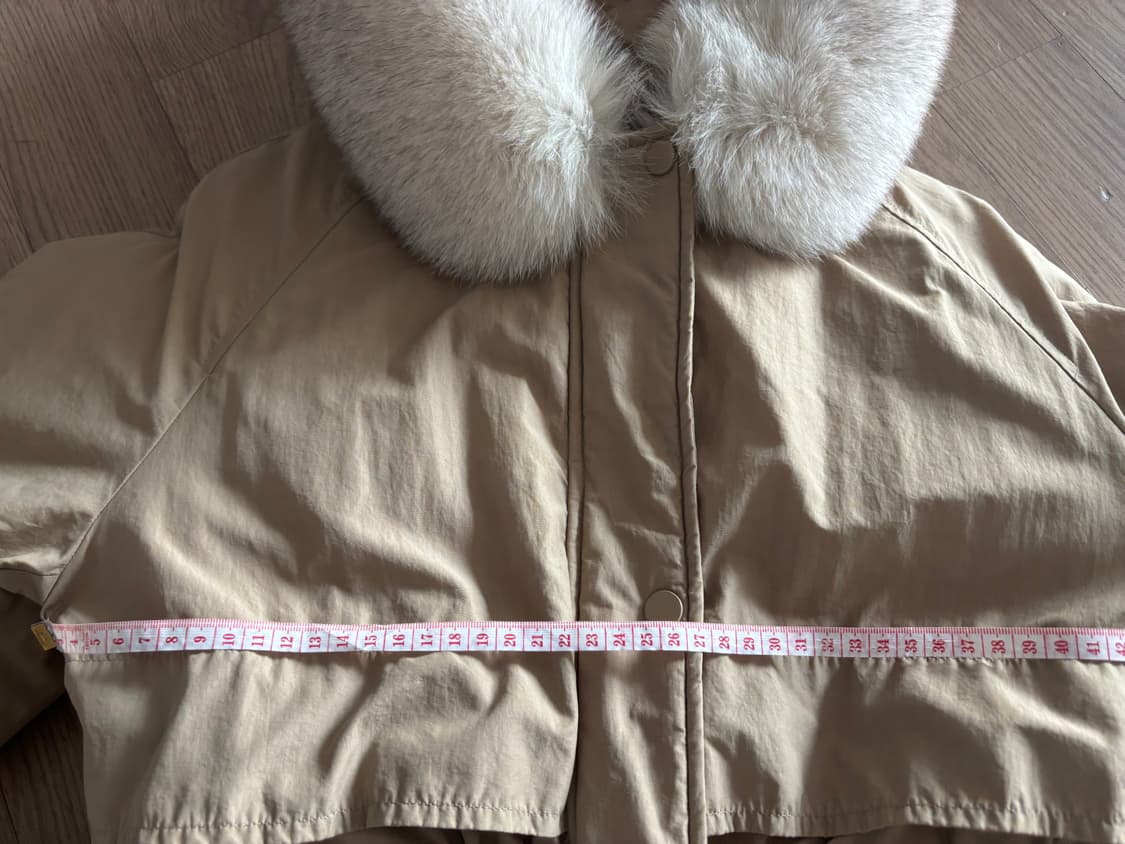 새상품급 지컷 사가퍼 날개 스트링 야상형 패딩 55(66가능) 상품이미지7