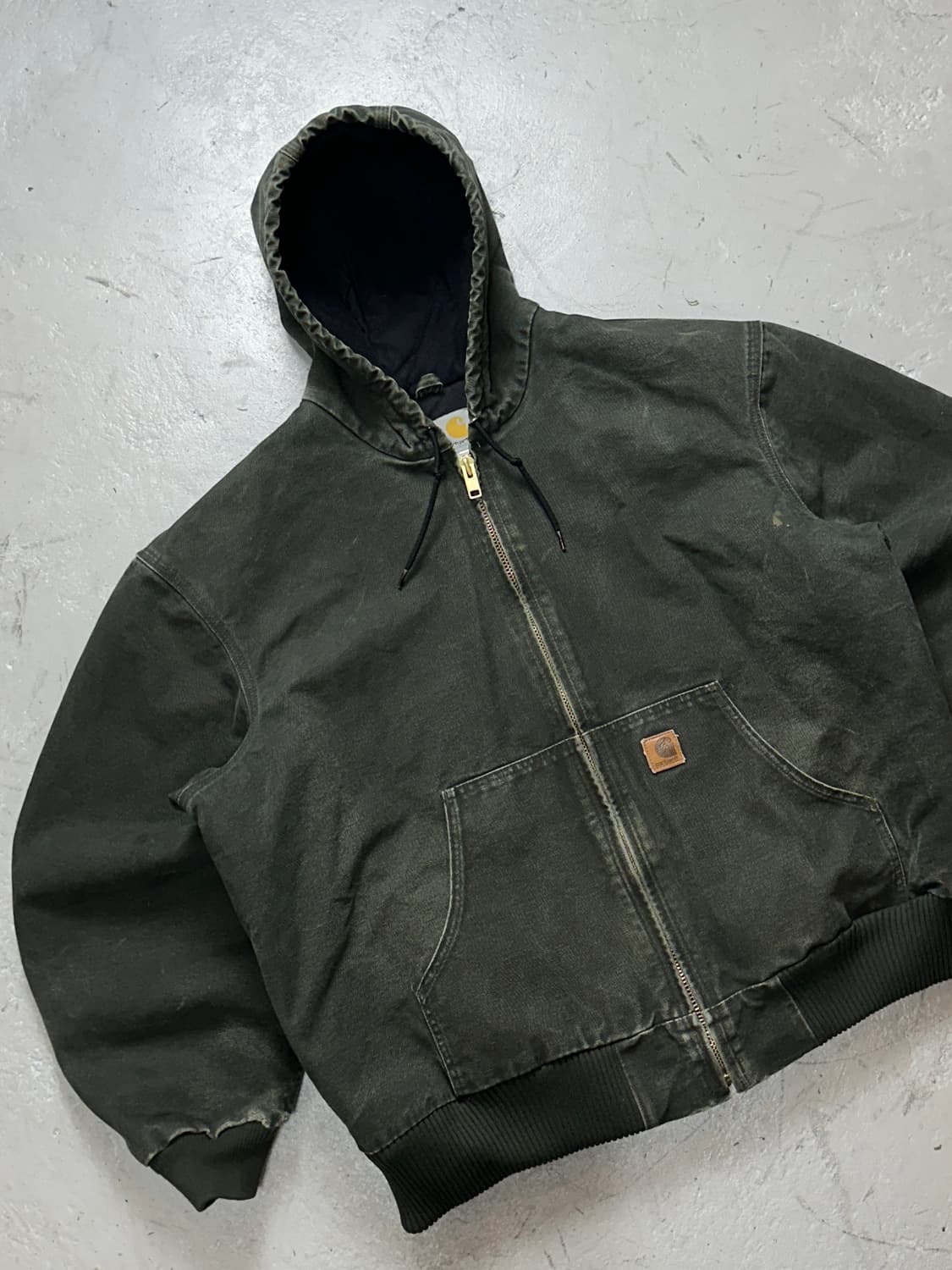 00's OG 칼하트 J130 액티브 자켓 칼하트 MOS 모스그린 상품이미지5