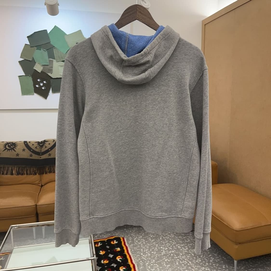 아디다스 빈티지 Y2K 배색 빅로고 후드티 M C06611 상품이미지4