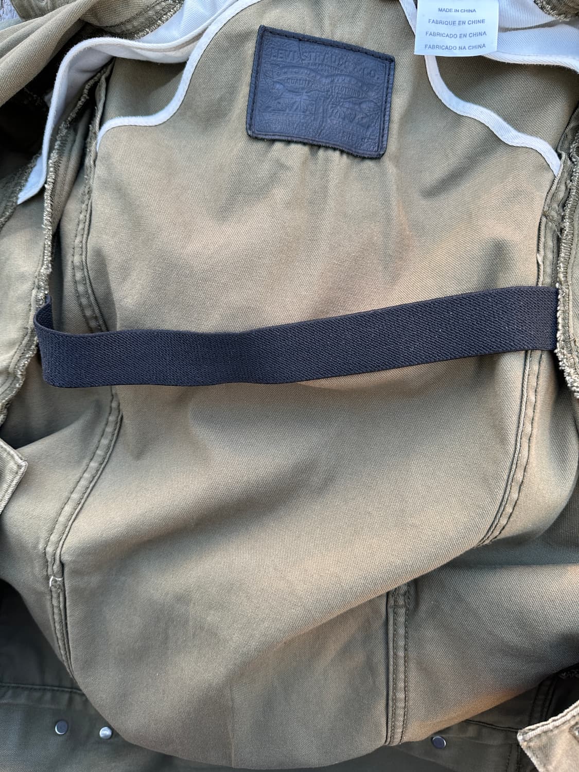 (S)리바이스 밀리터리 트러커 자켓 올리브컬러 상품이미지7