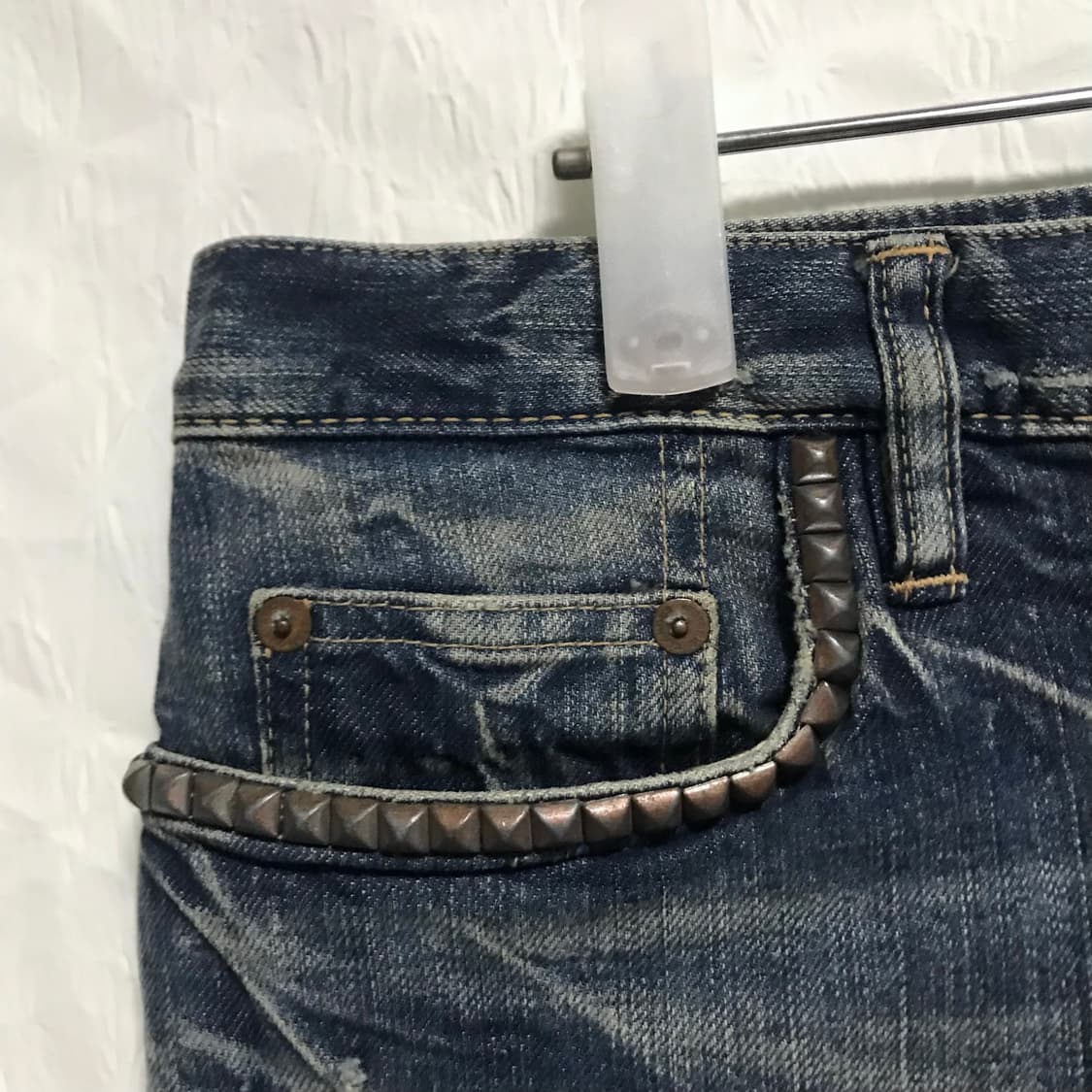 택포•hysteric glamour 히스테릭글래머 퍽 베어 데님 스커트 상품이미지5