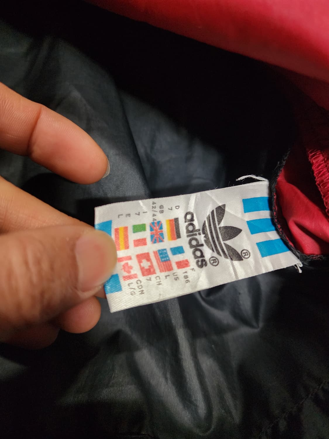 아디다스 올드스쿨 바람막이 자켓 L사이즈 상품이미지3