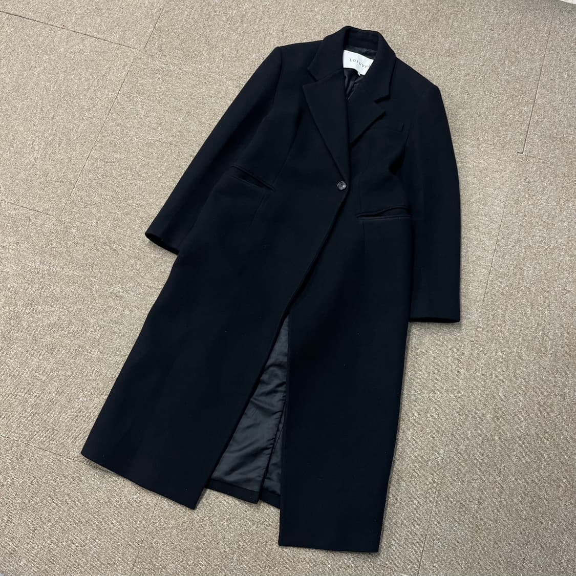 루에브르 실루엣 롱코트 상품이미지2