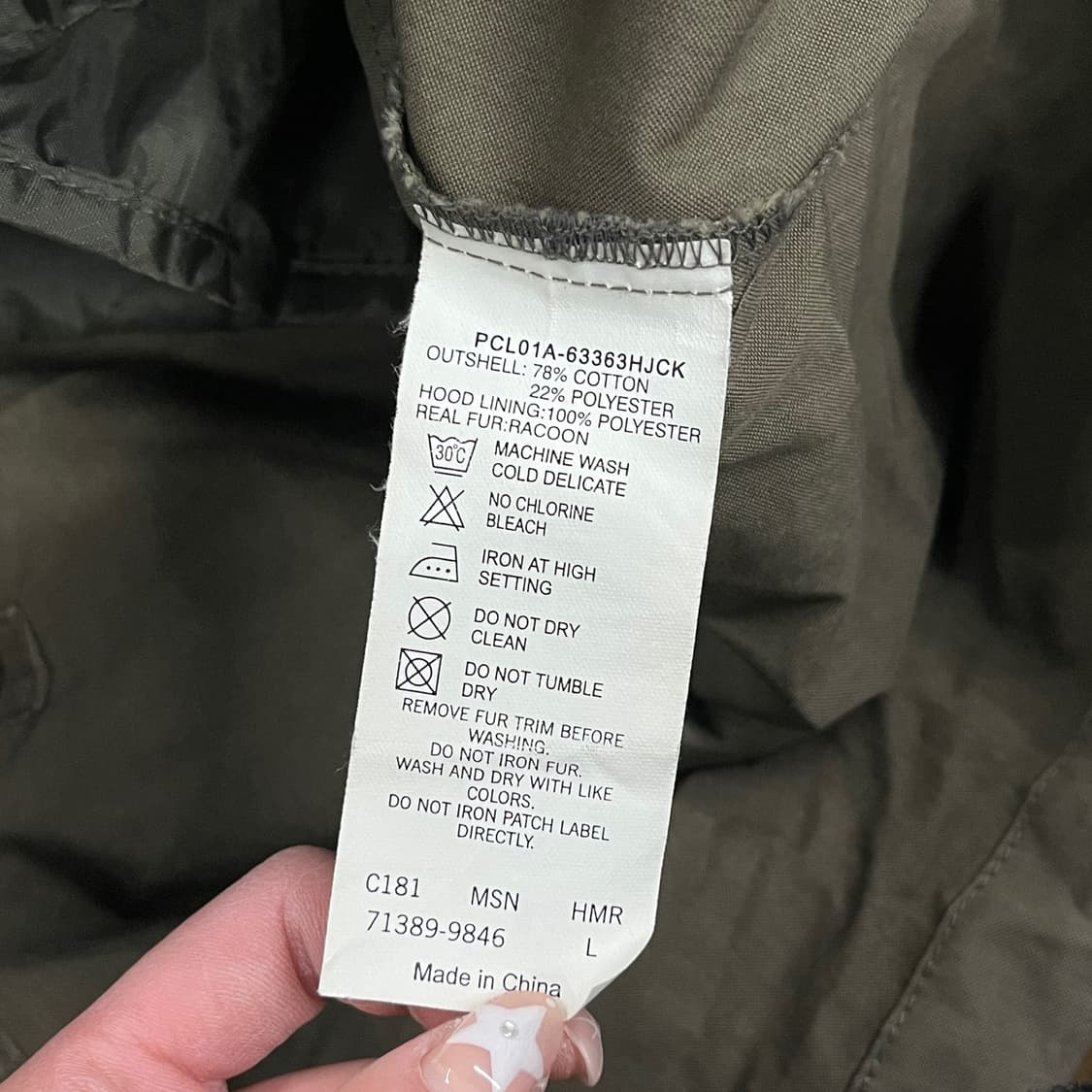 [정품/L] 리바이스 M65 복각필드 자켓 b14 상품이미지6