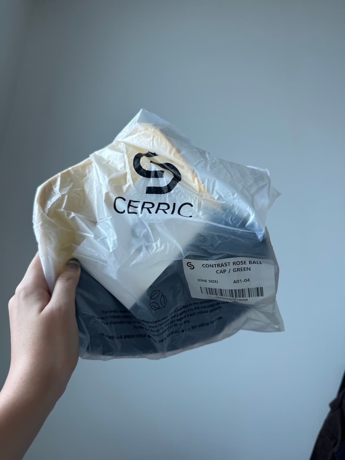 [새상품] cerric contrast rose ball cap  상품이미지2