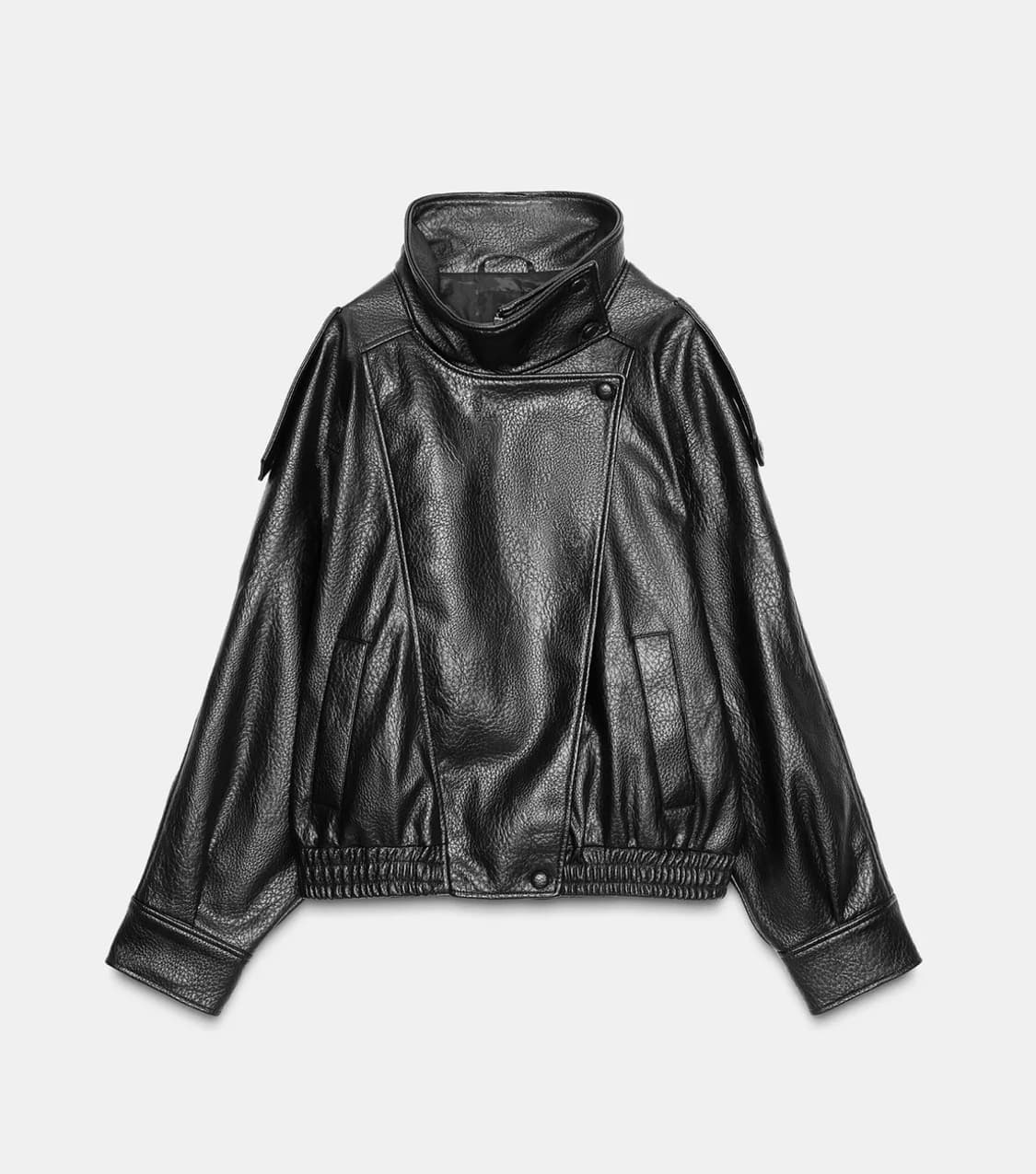 자라 생로랑st 페이크 레더자켓 상품이미지3