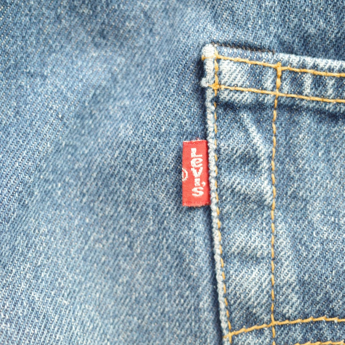 90s 리바이스 505 USA생산 중청 데님 36사이즈  상품이미지8