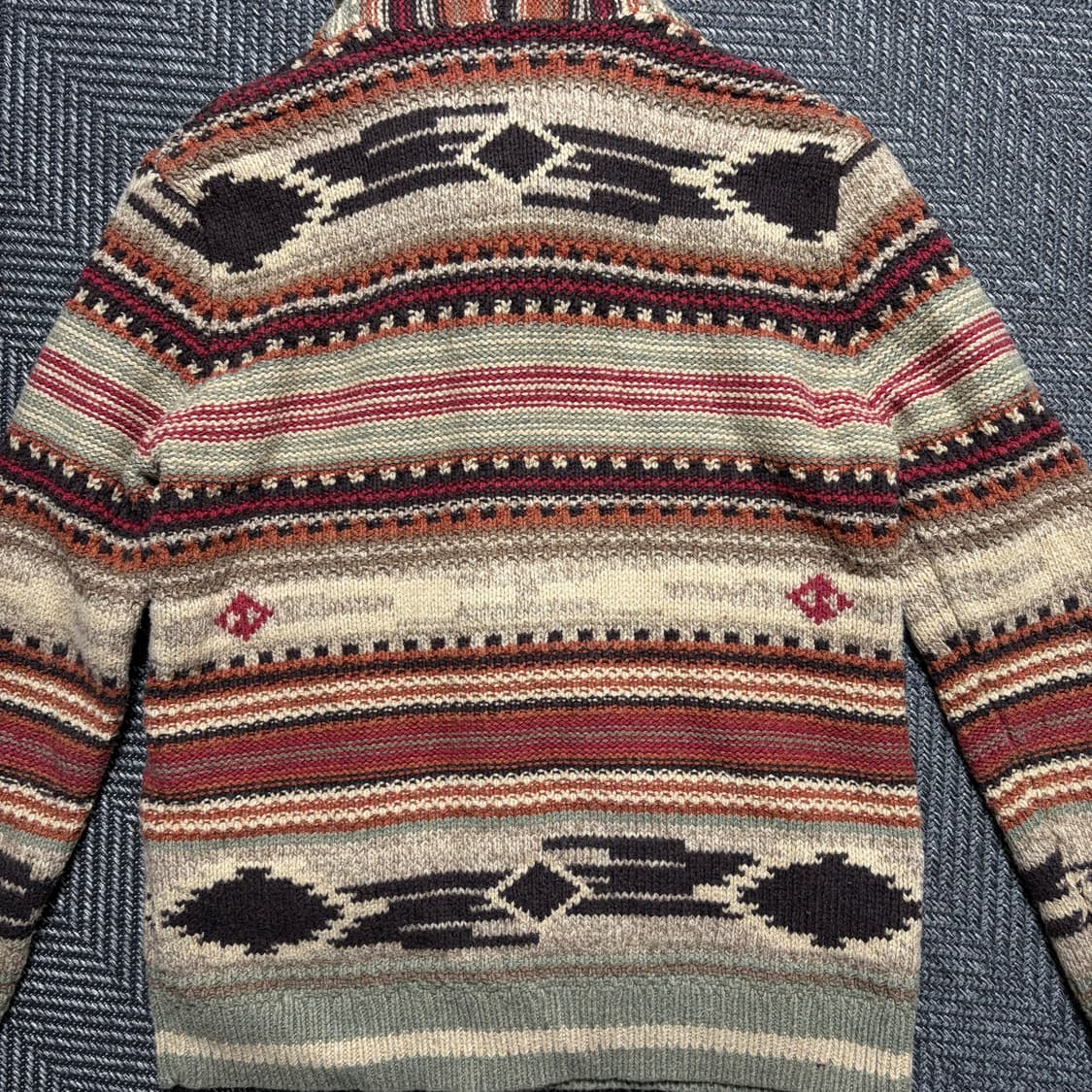 아메리칸 이글 아웃피터스 스트라이프 숄카라 니트 가디건(S) 상품이미지5