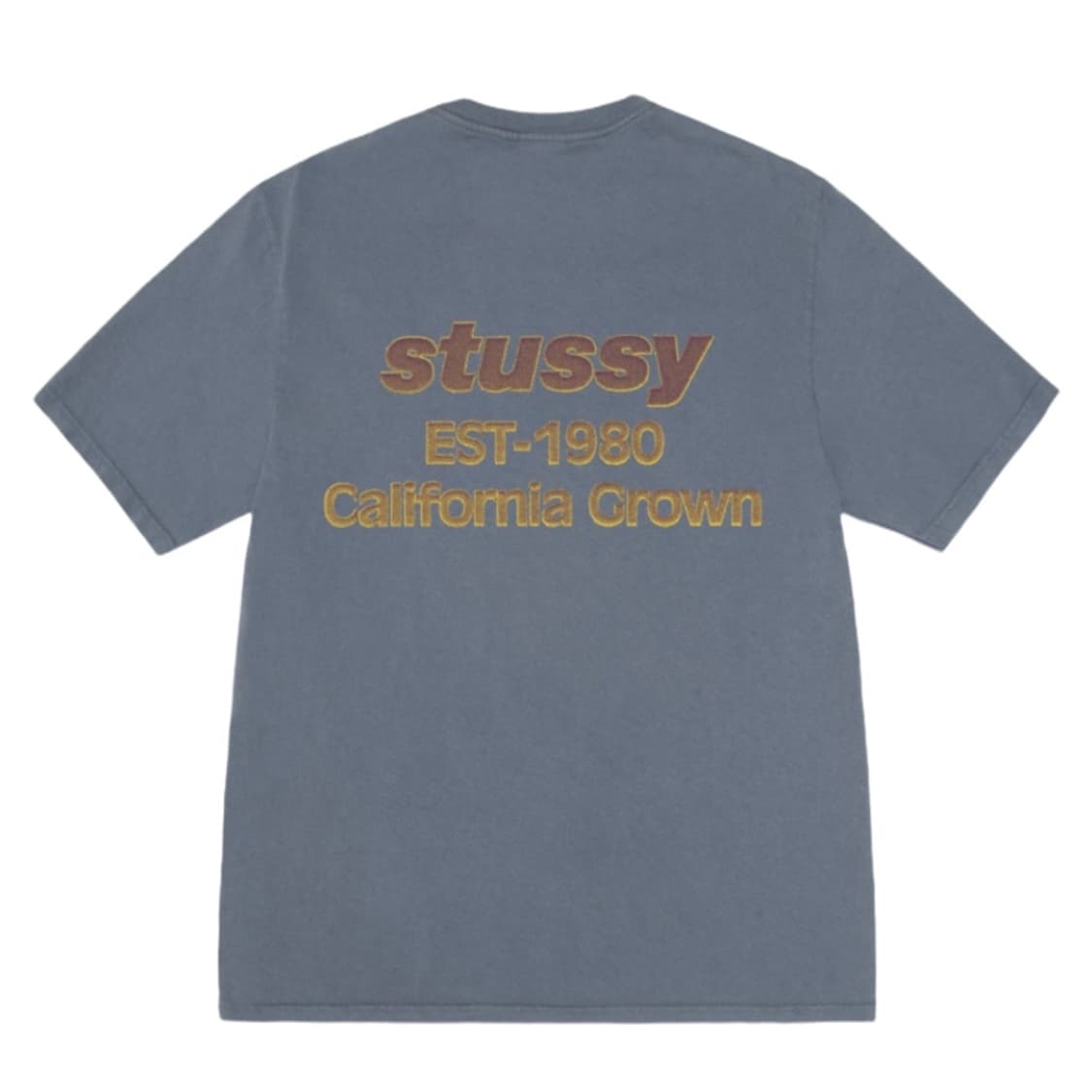 [XXL] 스투시 캘리포니아 그로운 피그먼트 반팔 티셔츠 네이비 상품이미지1