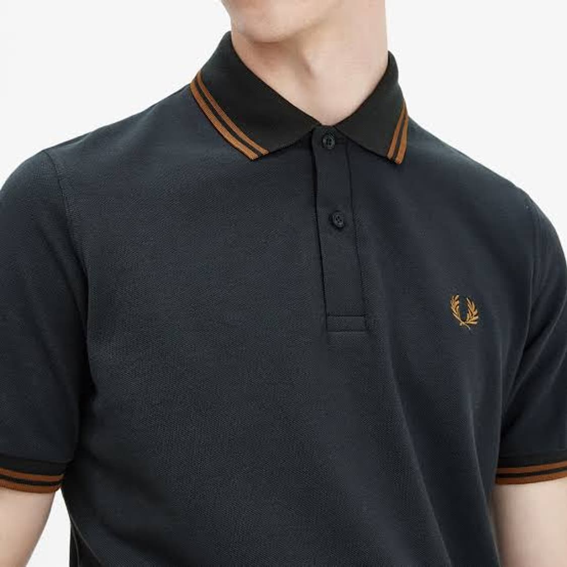 made in england 프레드페리 m12 나이트그린/다크카라멜 상품이미지7