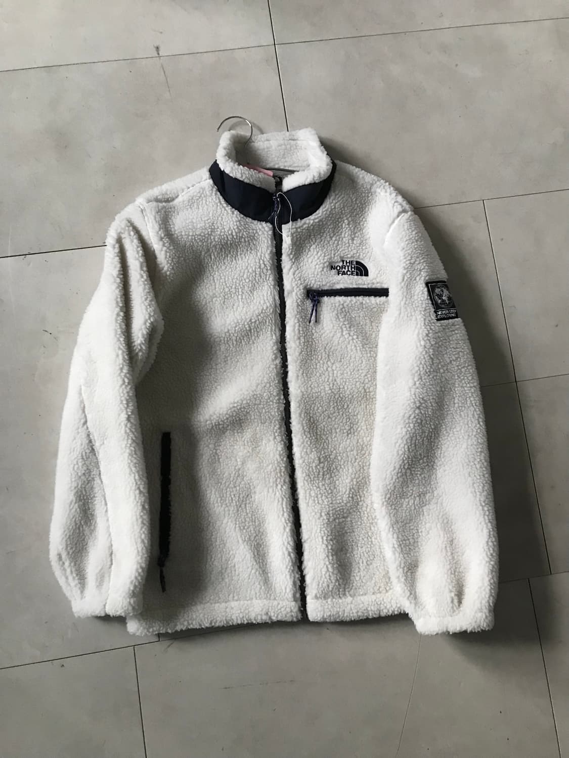 노페 아이보리 후리스 상품이미지9