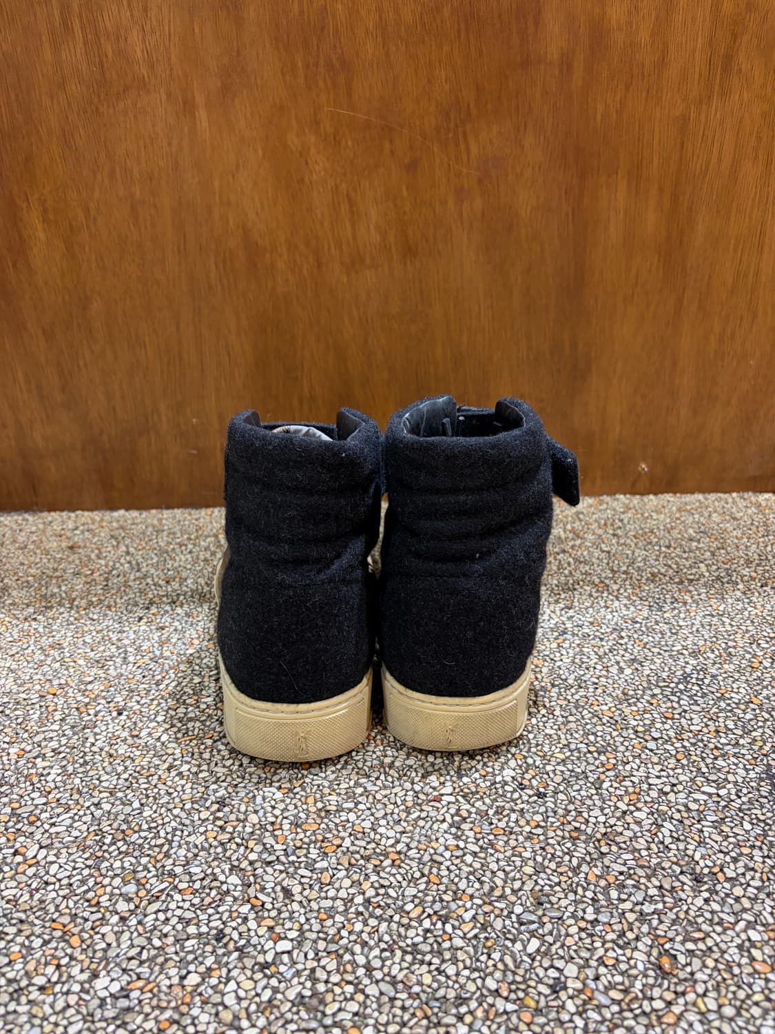 생로랑 레더 스웨이드 하이탑 스니커즈 상품이미지4