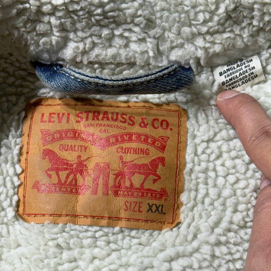 리바이스 쉐르파 데님 트러커 (old-8520) 상품이미지4